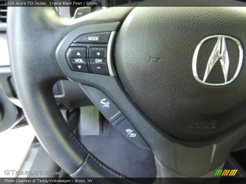 Crystal Black Pearl / Ebony 2010 Acura TSX Sedan