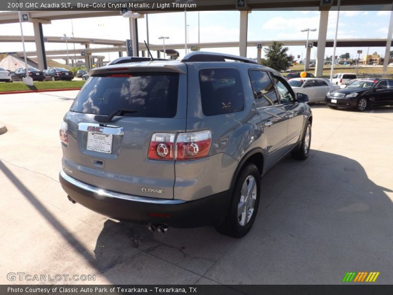 Blue-Gold Crystal Metallic / Light Titanium 2008 GMC Acadia SLT