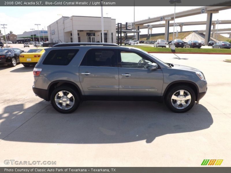 Blue-Gold Crystal Metallic / Light Titanium 2008 GMC Acadia SLT