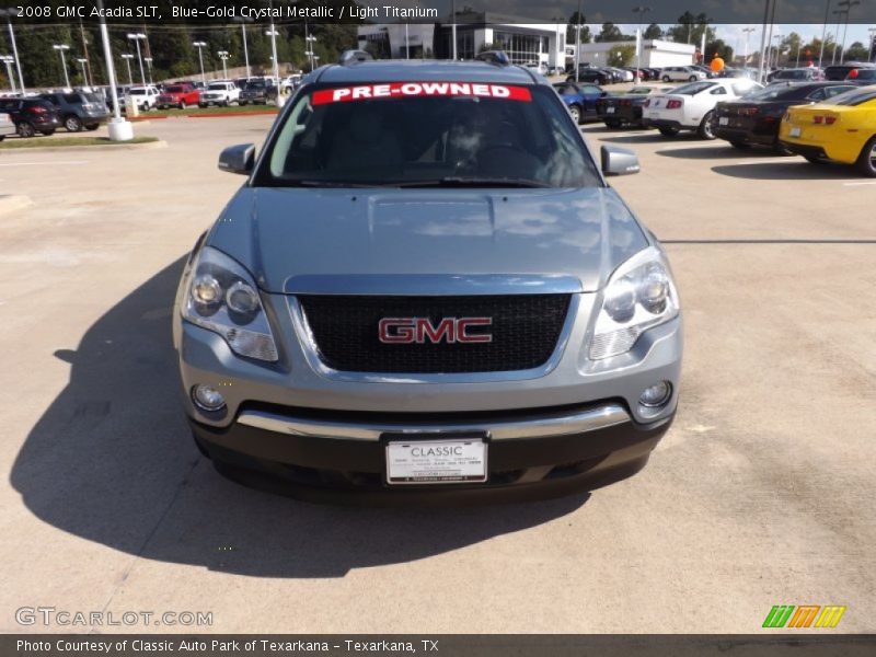 Blue-Gold Crystal Metallic / Light Titanium 2008 GMC Acadia SLT