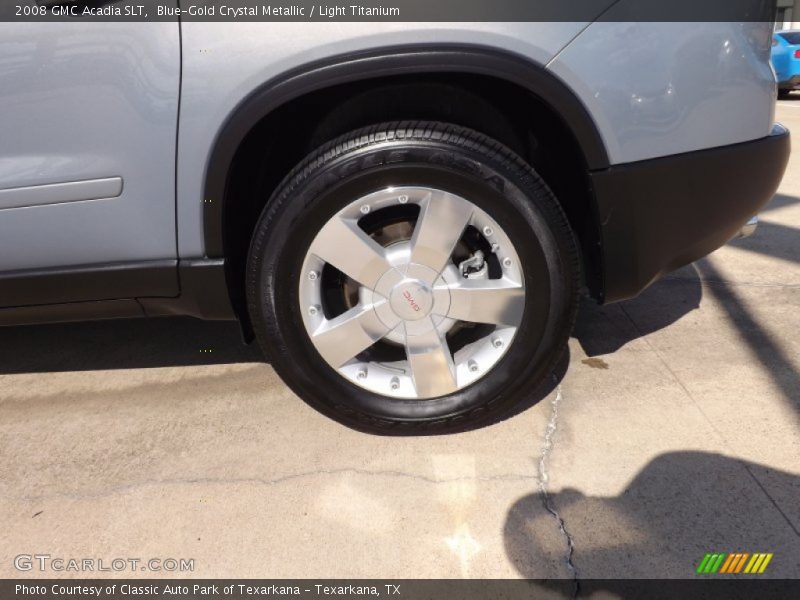 Blue-Gold Crystal Metallic / Light Titanium 2008 GMC Acadia SLT