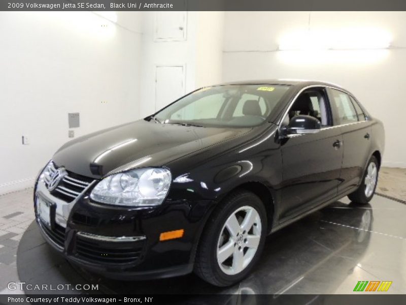 Black Uni / Anthracite 2009 Volkswagen Jetta SE Sedan
