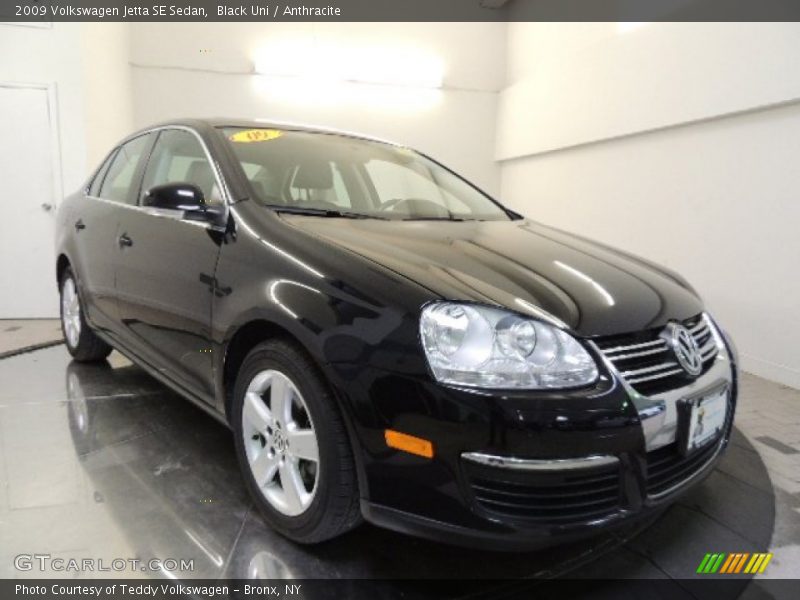 Black Uni / Anthracite 2009 Volkswagen Jetta SE Sedan