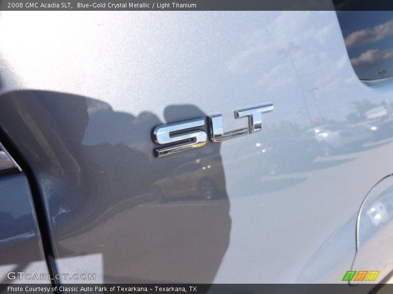 Blue-Gold Crystal Metallic / Light Titanium 2008 GMC Acadia SLT