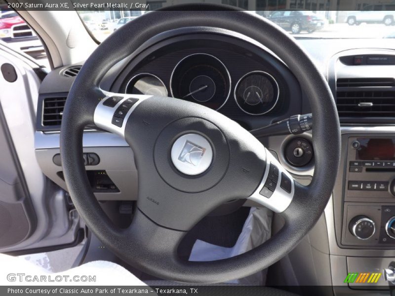 Silver Pearl Metallic / Gray 2007 Saturn Aura XE