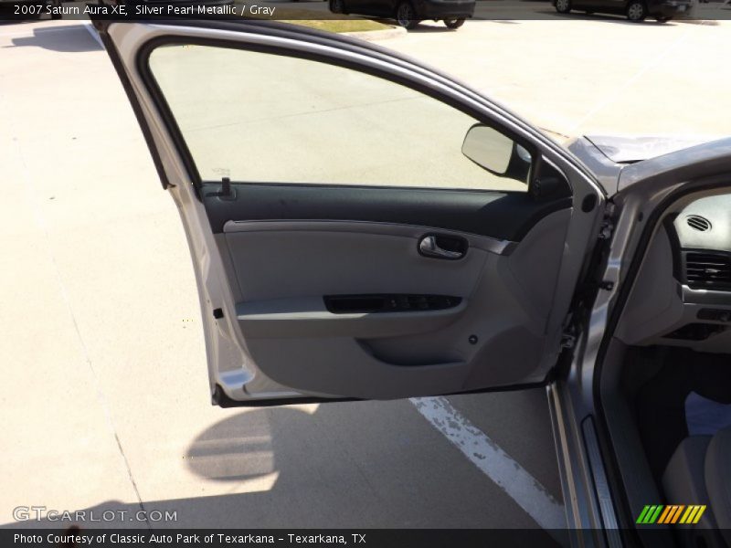 Silver Pearl Metallic / Gray 2007 Saturn Aura XE