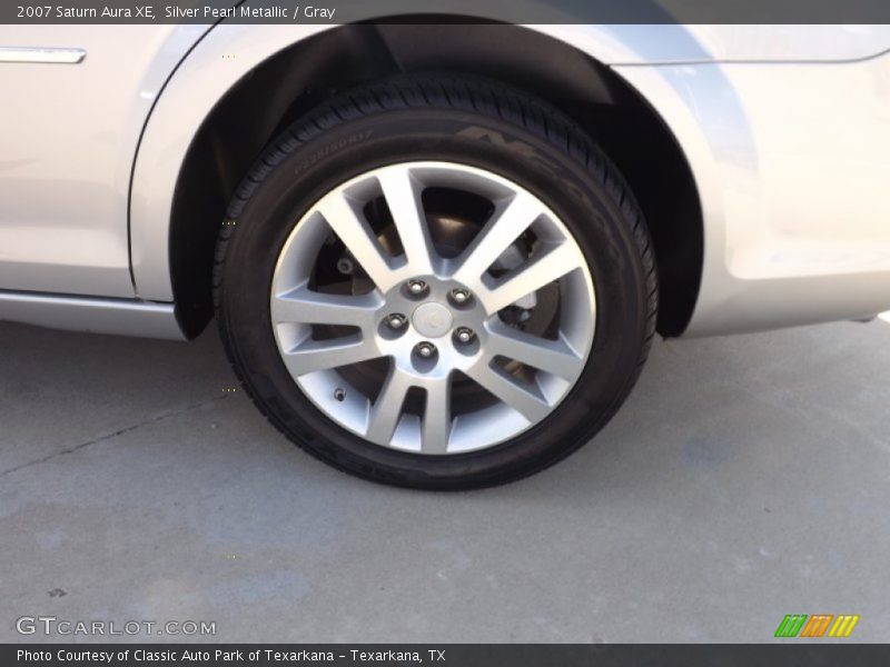Silver Pearl Metallic / Gray 2007 Saturn Aura XE