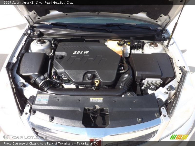 Silver Pearl Metallic / Gray 2007 Saturn Aura XE