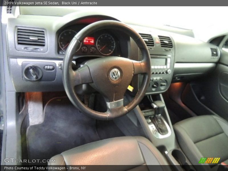 Black Uni / Anthracite 2009 Volkswagen Jetta SE Sedan