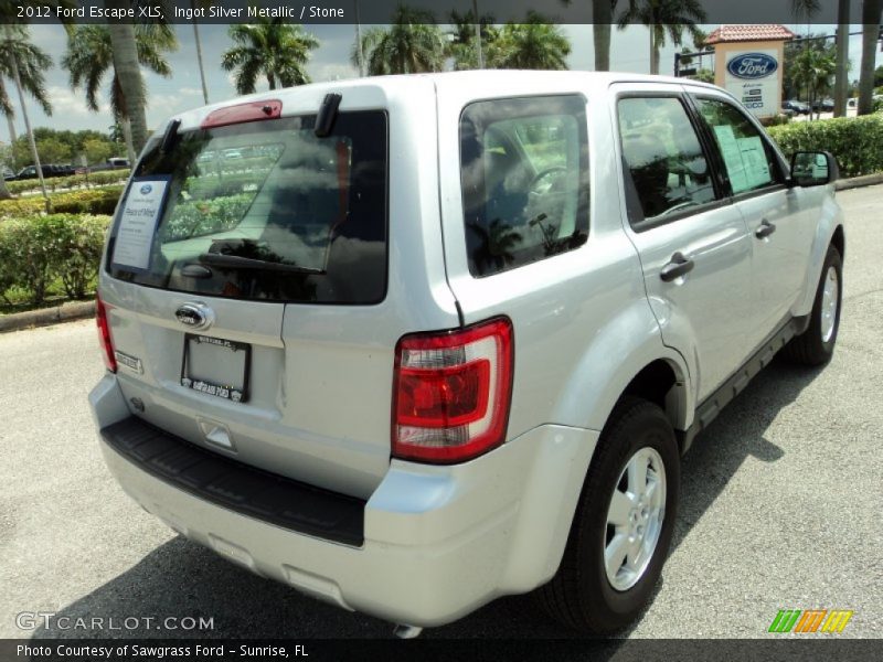 Ingot Silver Metallic / Stone 2012 Ford Escape XLS