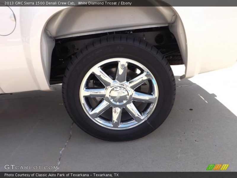 White Diamond Tricoat / Ebony 2013 GMC Sierra 1500 Denali Crew Cab