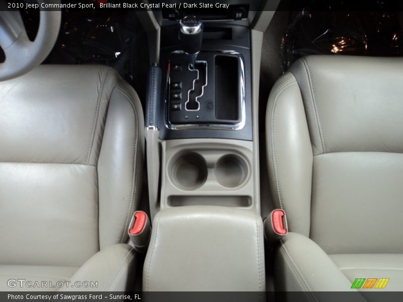 Brilliant Black Crystal Pearl / Dark Slate Gray 2010 Jeep Commander Sport