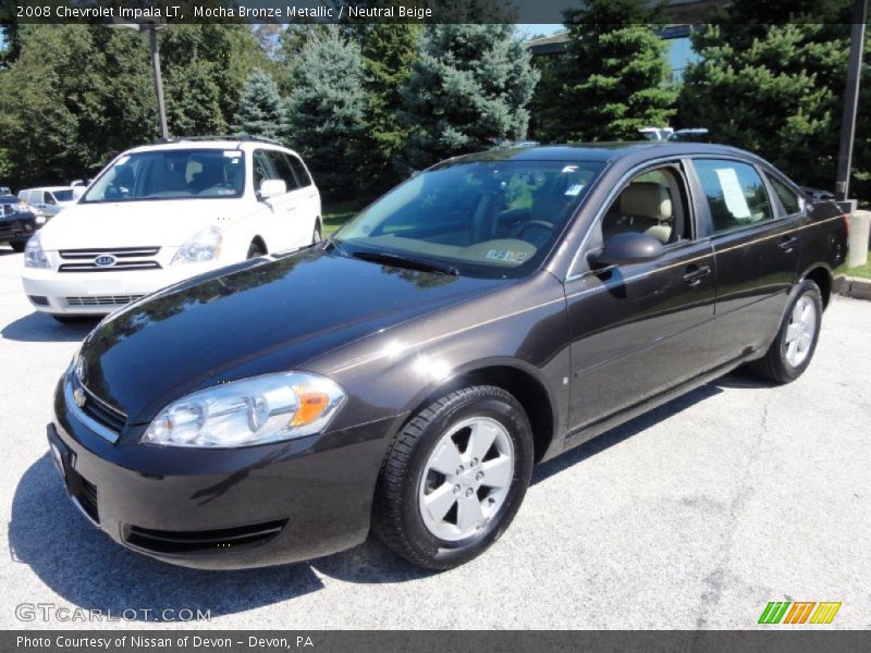 Mocha Bronze Metallic / Neutral Beige 2008 Chevrolet Impala LT