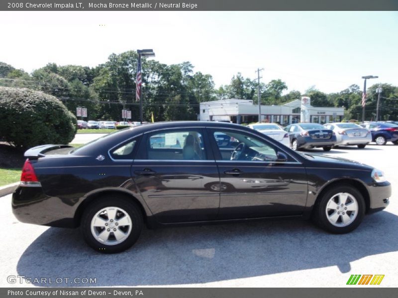 Mocha Bronze Metallic / Neutral Beige 2008 Chevrolet Impala LT