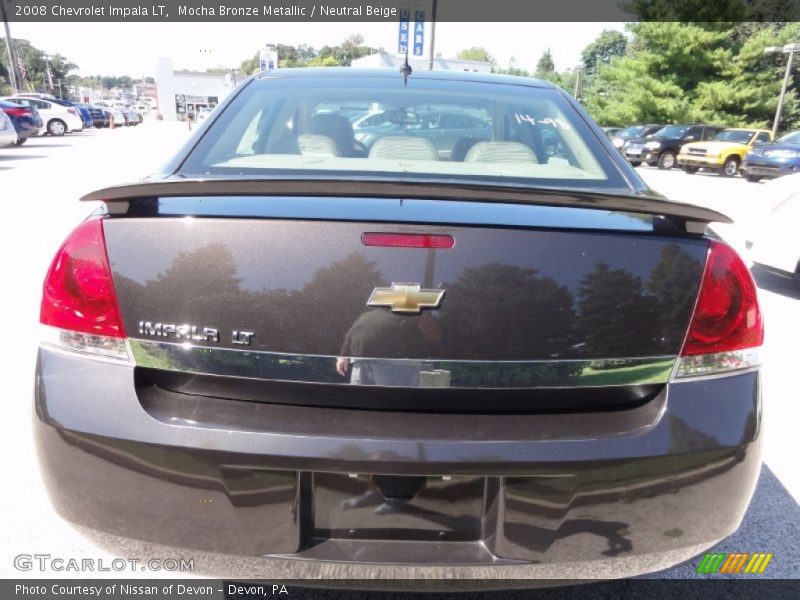 Mocha Bronze Metallic / Neutral Beige 2008 Chevrolet Impala LT