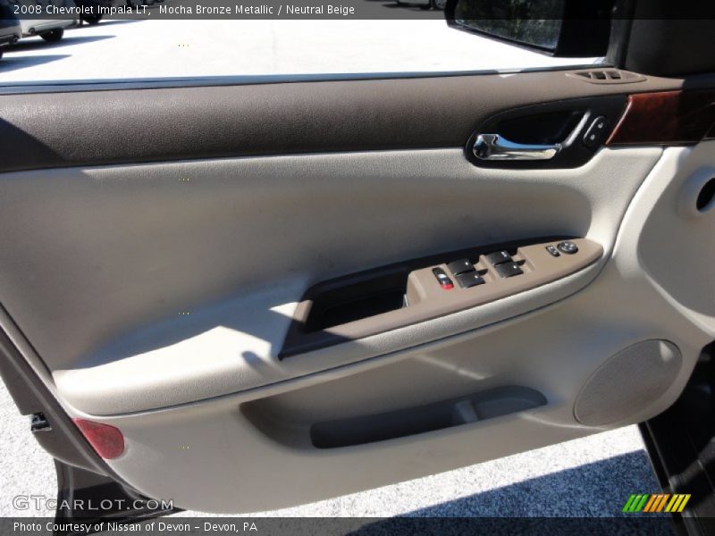 Mocha Bronze Metallic / Neutral Beige 2008 Chevrolet Impala LT