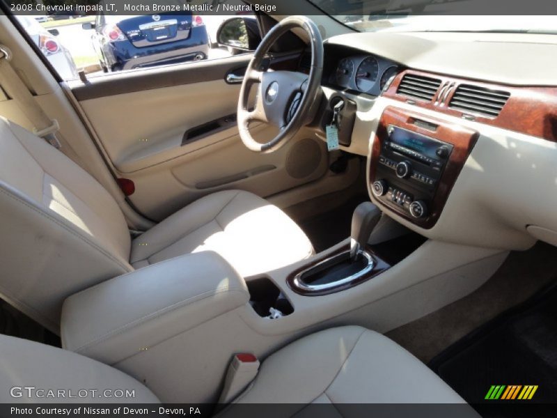 Mocha Bronze Metallic / Neutral Beige 2008 Chevrolet Impala LT