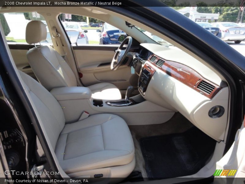 Mocha Bronze Metallic / Neutral Beige 2008 Chevrolet Impala LT