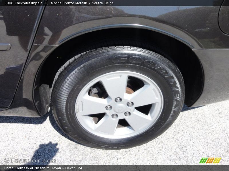Mocha Bronze Metallic / Neutral Beige 2008 Chevrolet Impala LT