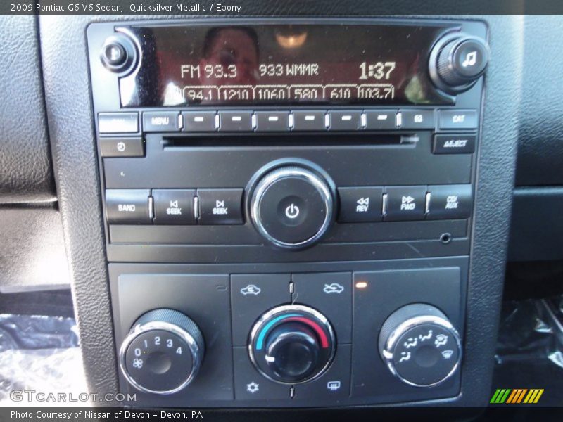 Quicksilver Metallic / Ebony 2009 Pontiac G6 V6 Sedan