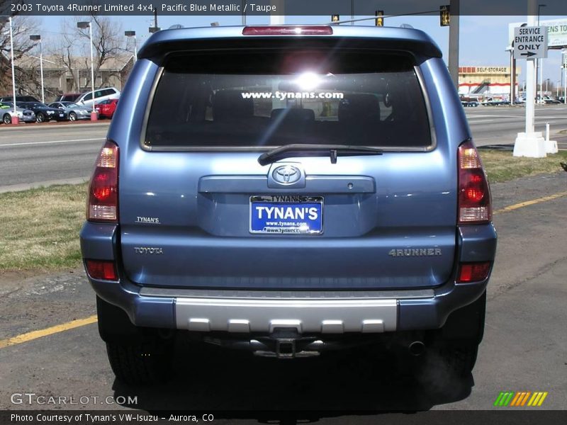 Pacific Blue Metallic / Taupe 2003 Toyota 4Runner Limited 4x4