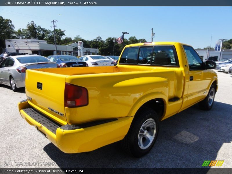 Yellow / Graphite 2003 Chevrolet S10 LS Regular Cab