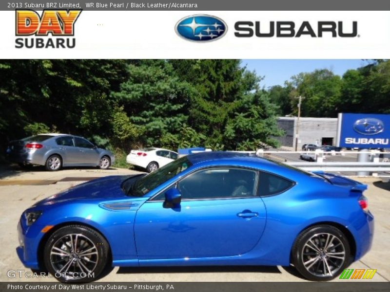 WR Blue Pearl / Black Leather/Alcantara 2013 Subaru BRZ Limited