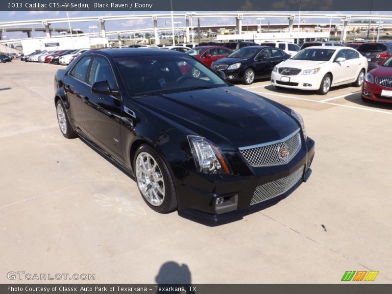 Front 3/4 View of 2013 CTS -V Sedan