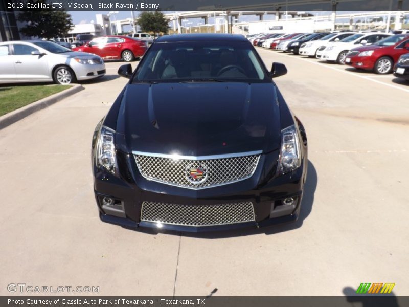 Black Raven / Ebony 2013 Cadillac CTS -V Sedan