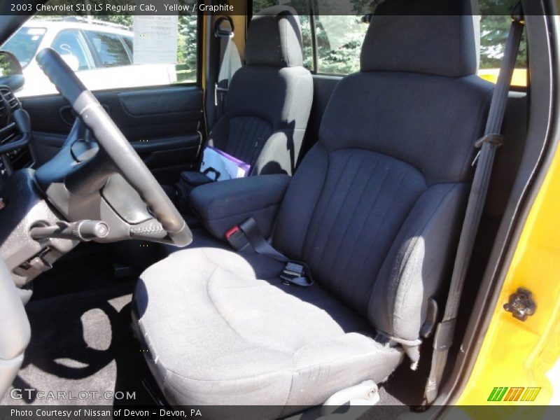 Yellow / Graphite 2003 Chevrolet S10 LS Regular Cab