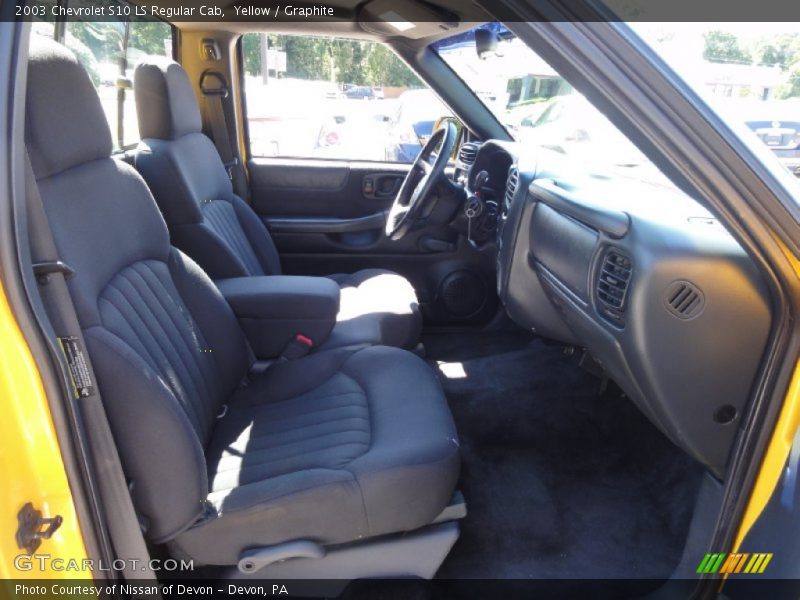 Yellow / Graphite 2003 Chevrolet S10 LS Regular Cab