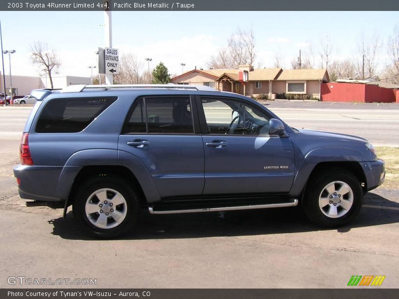Pacific Blue Metallic / Taupe 2003 Toyota 4Runner Limited 4x4