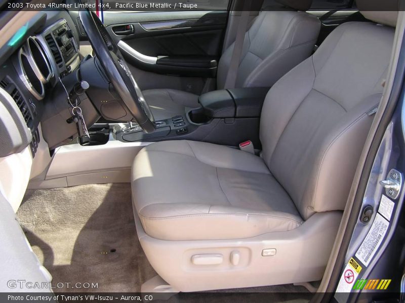 Pacific Blue Metallic / Taupe 2003 Toyota 4Runner Limited 4x4