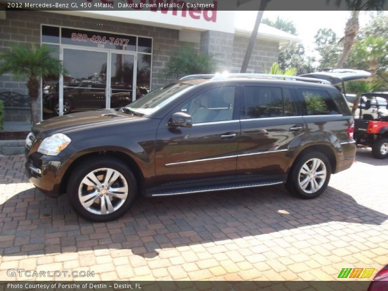 Dakota Brown Metallic / Cashmere 2012 Mercedes-Benz GL 450 4Matic