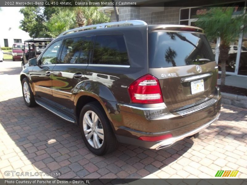 Dakota Brown Metallic / Cashmere 2012 Mercedes-Benz GL 450 4Matic
