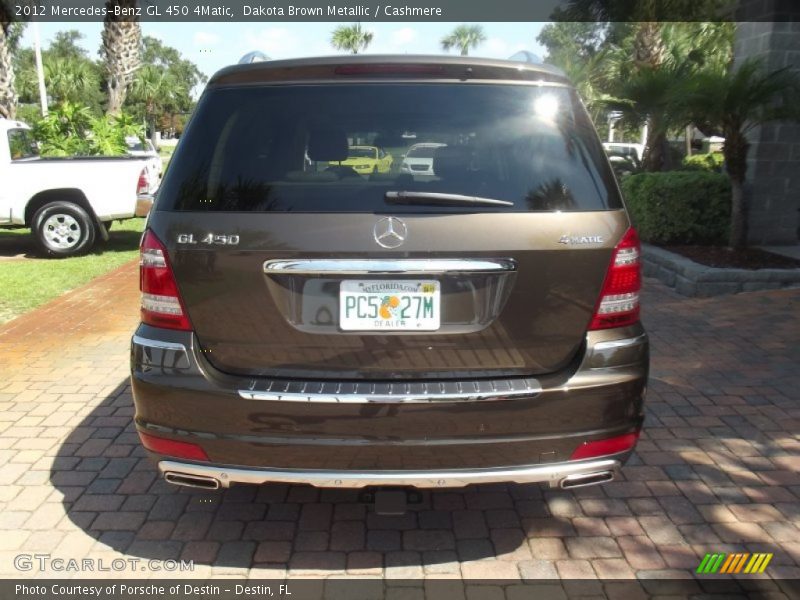 Dakota Brown Metallic / Cashmere 2012 Mercedes-Benz GL 450 4Matic