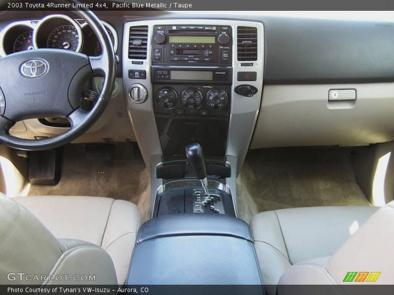 Pacific Blue Metallic / Taupe 2003 Toyota 4Runner Limited 4x4