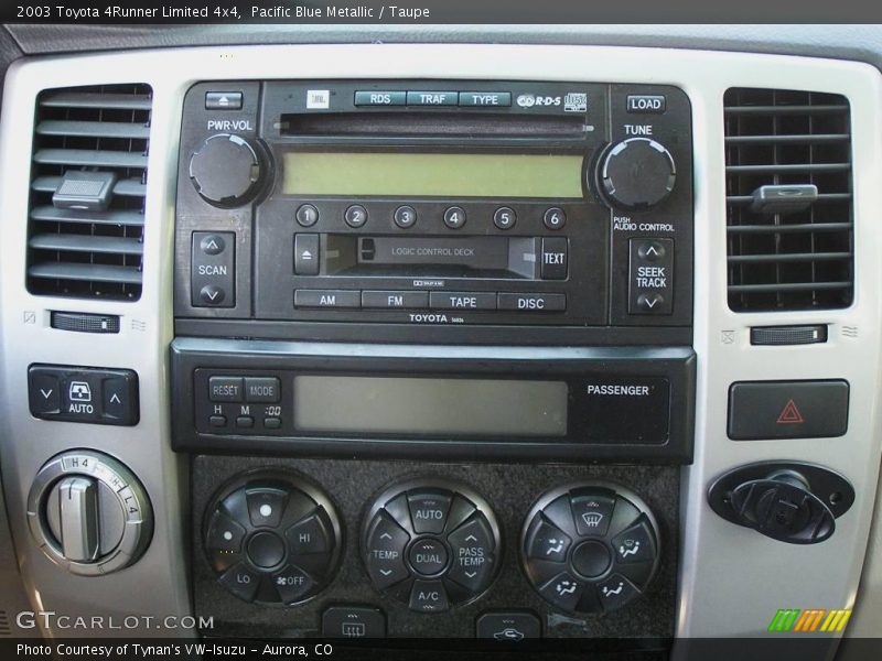 Pacific Blue Metallic / Taupe 2003 Toyota 4Runner Limited 4x4