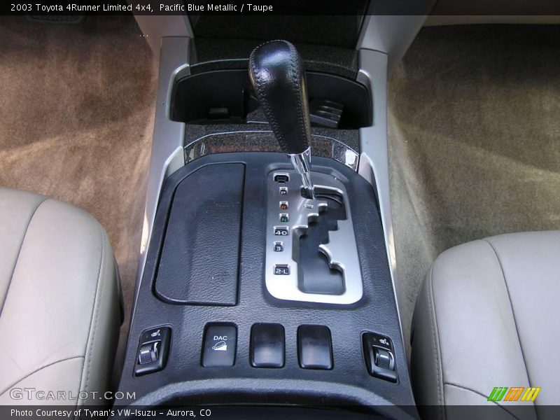 Pacific Blue Metallic / Taupe 2003 Toyota 4Runner Limited 4x4