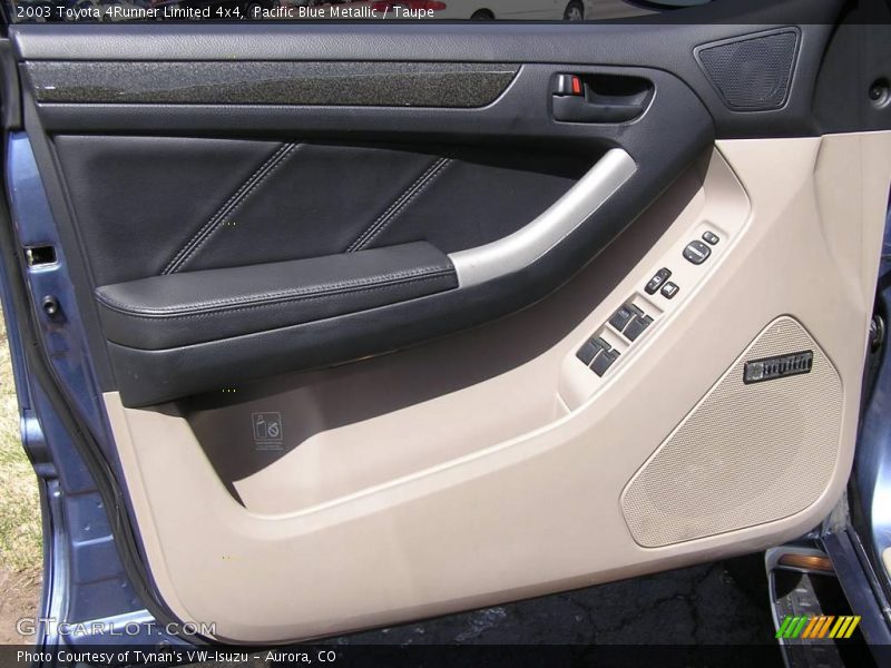 Pacific Blue Metallic / Taupe 2003 Toyota 4Runner Limited 4x4