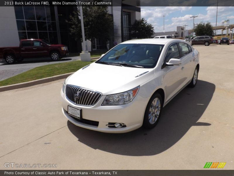 White Diamond Tricoat / Cashmere 2013 Buick LaCrosse FWD
