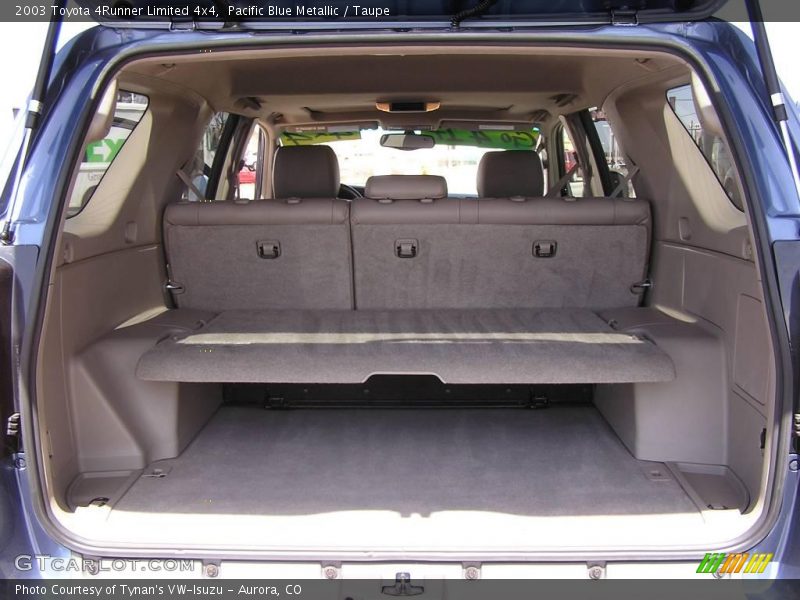 Pacific Blue Metallic / Taupe 2003 Toyota 4Runner Limited 4x4