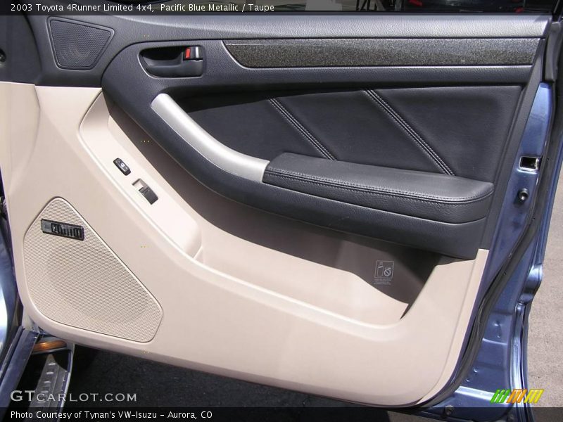 Pacific Blue Metallic / Taupe 2003 Toyota 4Runner Limited 4x4