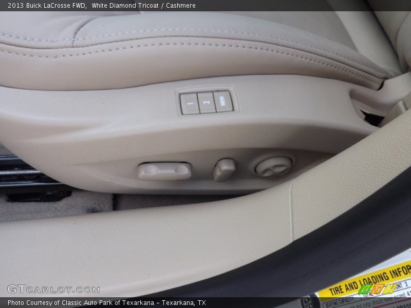 White Diamond Tricoat / Cashmere 2013 Buick LaCrosse FWD
