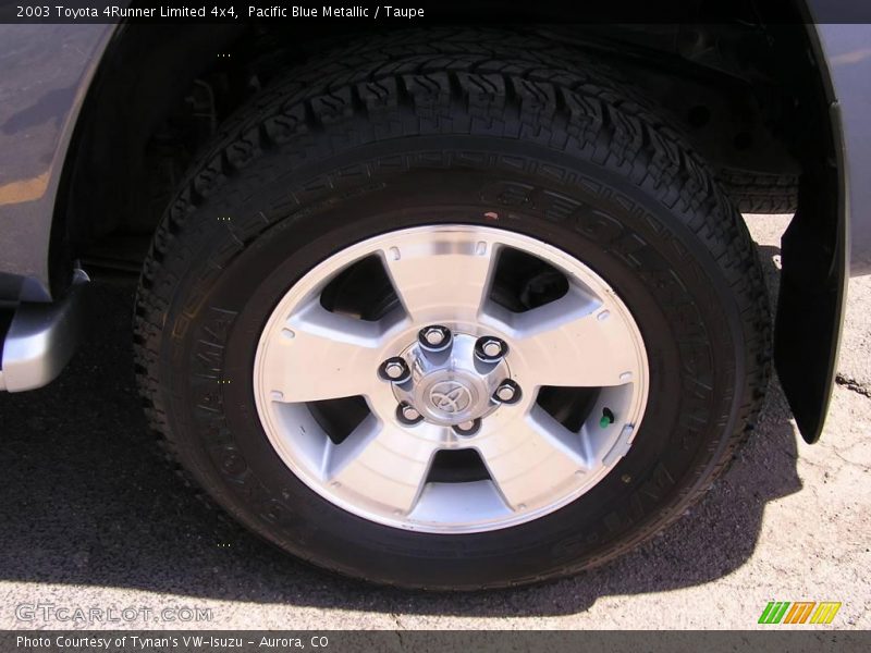 Pacific Blue Metallic / Taupe 2003 Toyota 4Runner Limited 4x4