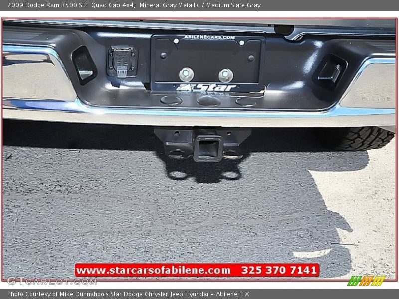 Mineral Gray Metallic / Medium Slate Gray 2009 Dodge Ram 3500 SLT Quad Cab 4x4