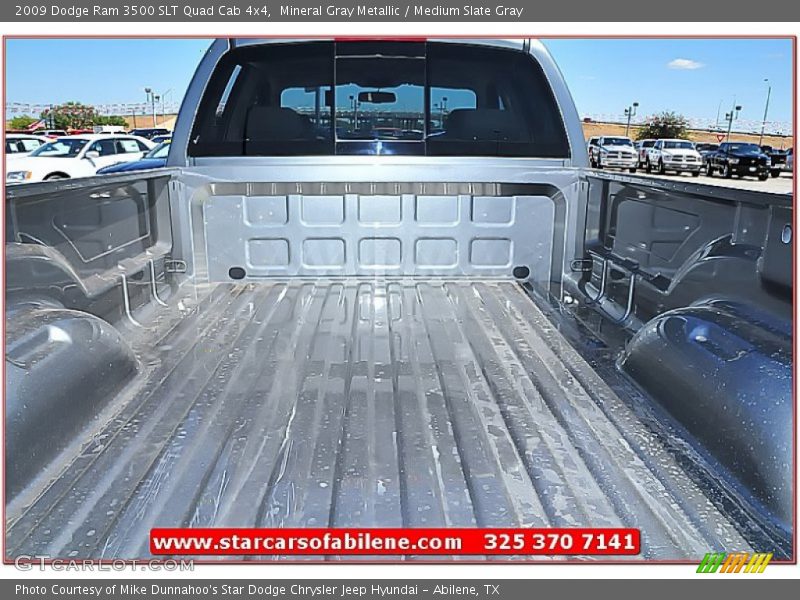 Mineral Gray Metallic / Medium Slate Gray 2009 Dodge Ram 3500 SLT Quad Cab 4x4