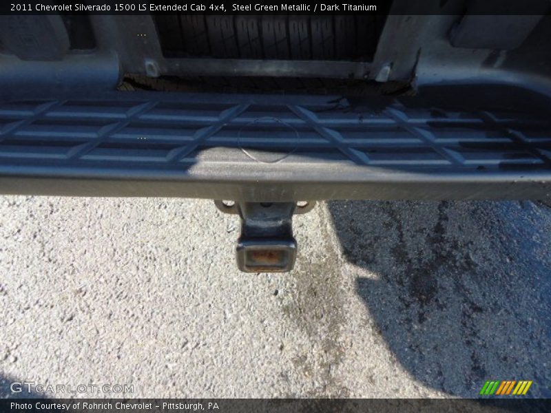 Steel Green Metallic / Dark Titanium 2011 Chevrolet Silverado 1500 LS Extended Cab 4x4