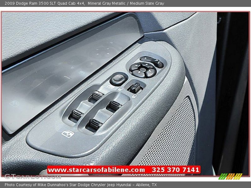 Mineral Gray Metallic / Medium Slate Gray 2009 Dodge Ram 3500 SLT Quad Cab 4x4