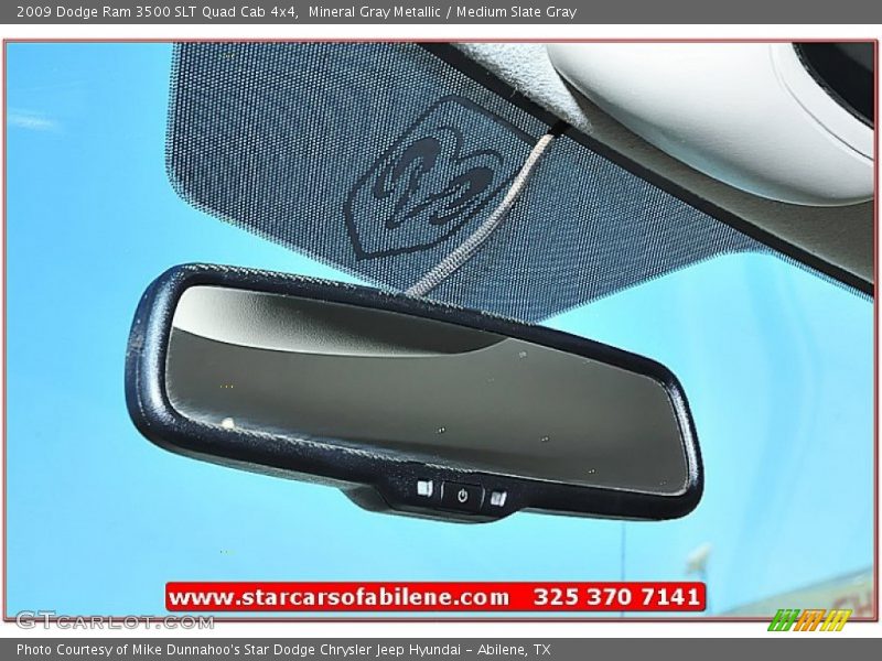 Mineral Gray Metallic / Medium Slate Gray 2009 Dodge Ram 3500 SLT Quad Cab 4x4